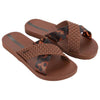 Sandalias Ipanema Sense Slide Fem Brown/Turtle