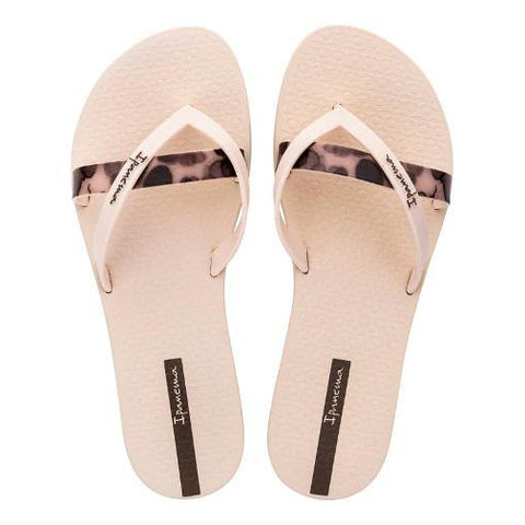 Sandalias Ipanema Sense Slide Fem Beige/Gold