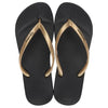 Chanclas Ipanema Anatomica Tan Fem Black Gold