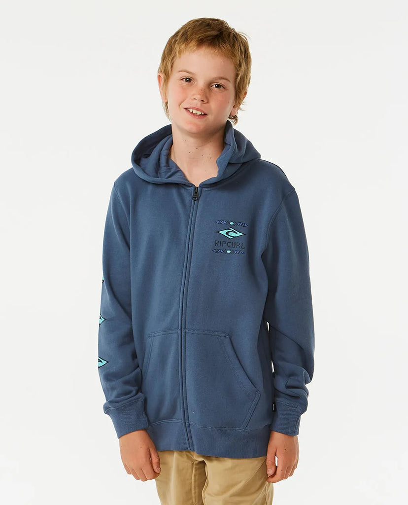 Sudadera Rip Curl Lost Islands Zip Vintage Navy KIDS