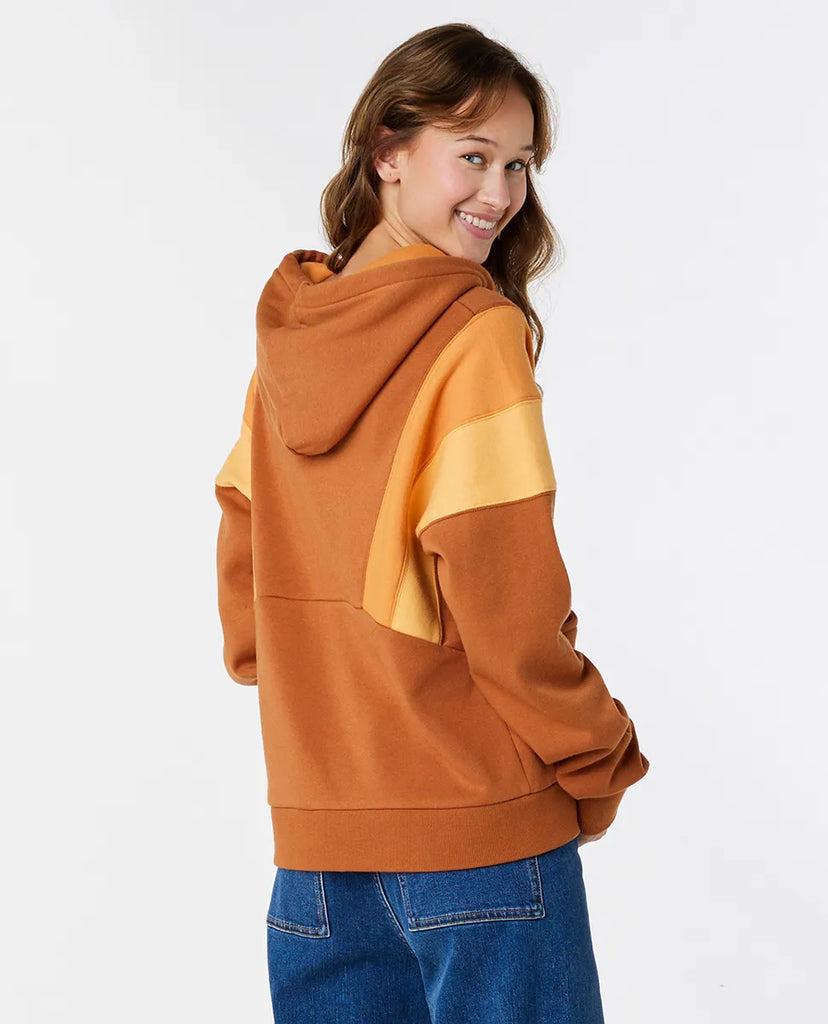 Sudadera Rip Curl Olalla Hoodie Fleece Light Brown