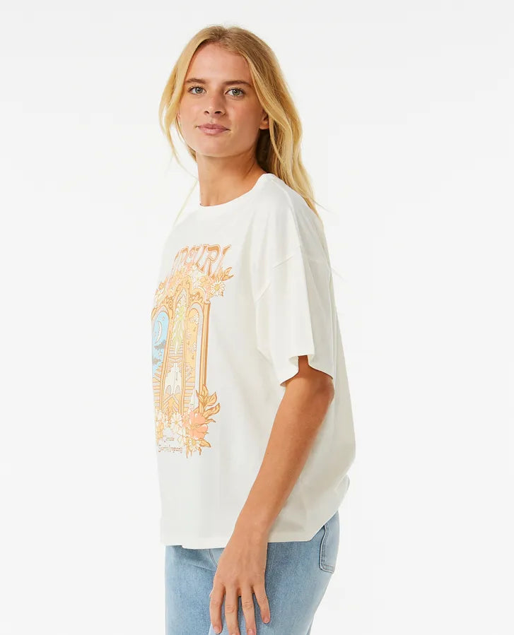 Camiseta Rip Curl Tropical Tour White