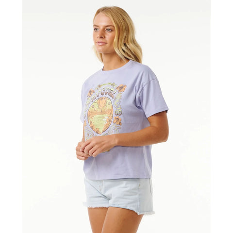 Camiseta Rip Curl Tropical Tour White