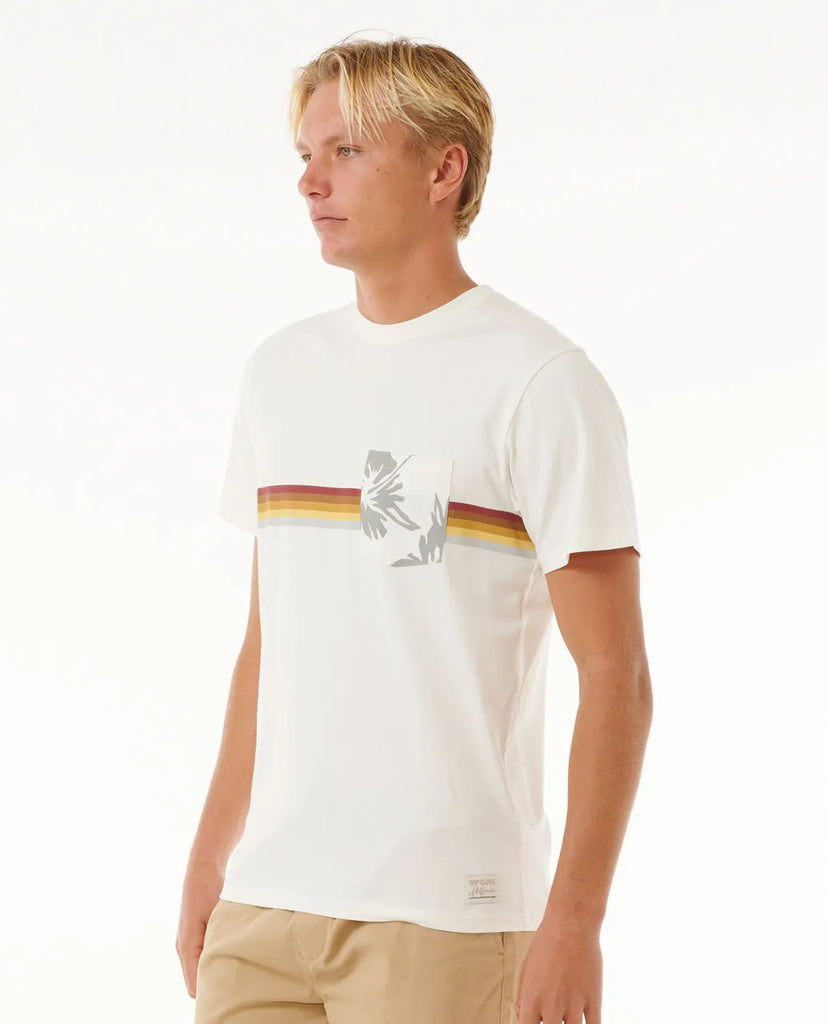 Camiseta Rip Curl Surf Revival Hoffman Pocket Tee