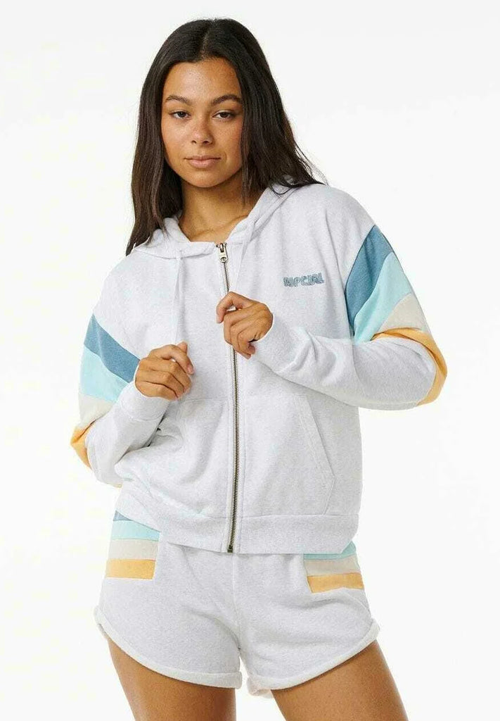 Sudadera Rip Curl Surf Revival Hoodie Zip Grey Marle