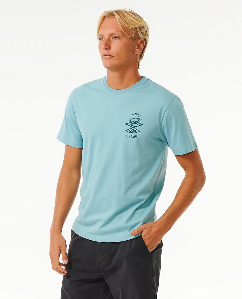 Camiseta Rip Curl Search Icon Tee Dusty Blue