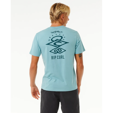 Camiseta Quiksilver Kentin Pocket Bone Brown