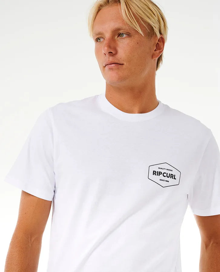 Camiseta Rip Curl Stapler White