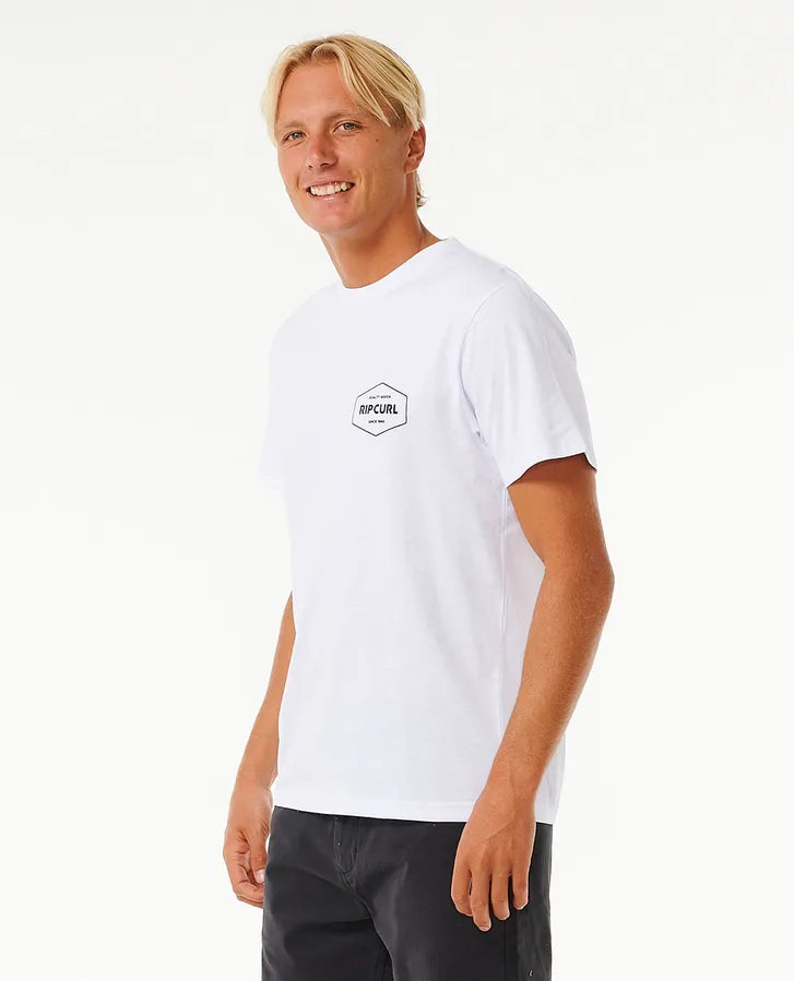 Camiseta Rip Curl Stapler White