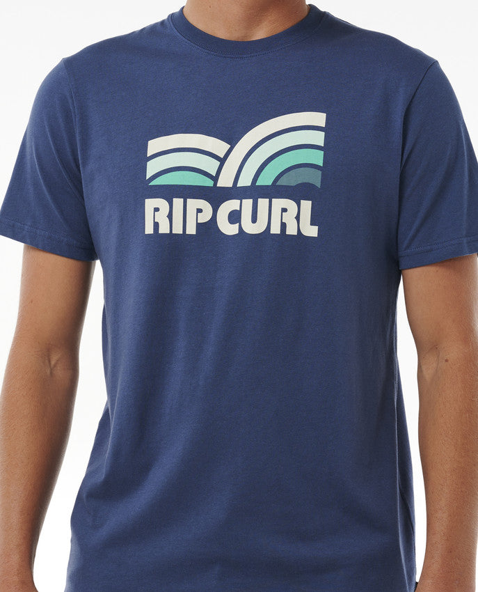 Camiseta Rip Curl Surf Revival Capture Washed Navy