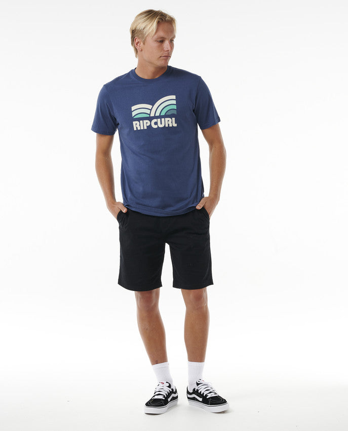 Camiseta Rip Curl Surf Revival Capture Washed Navy