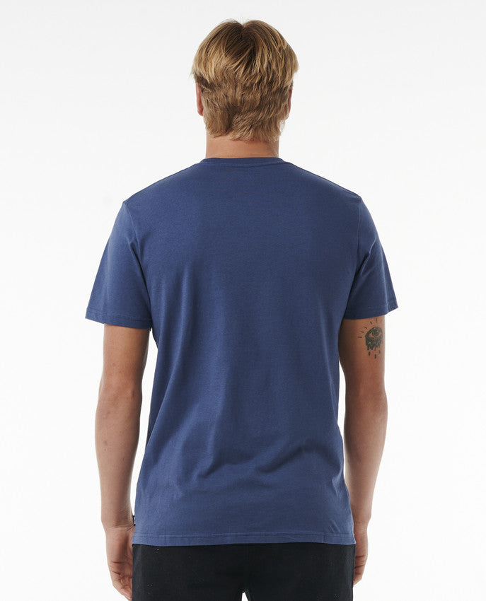 Camiseta Rip Curl Surf Revival Capture Washed Navy