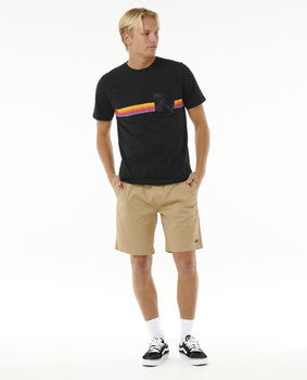 Camiseta Rip Curl Surf Revival Hoffman Pocket Tee Black