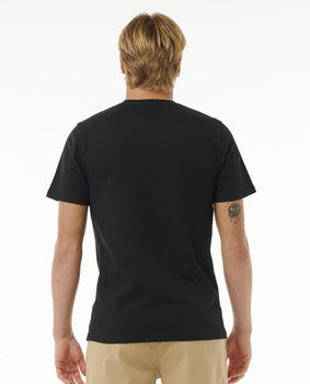 Camiseta Rip Curl Surf Revival Hoffman Pocket Tee Black