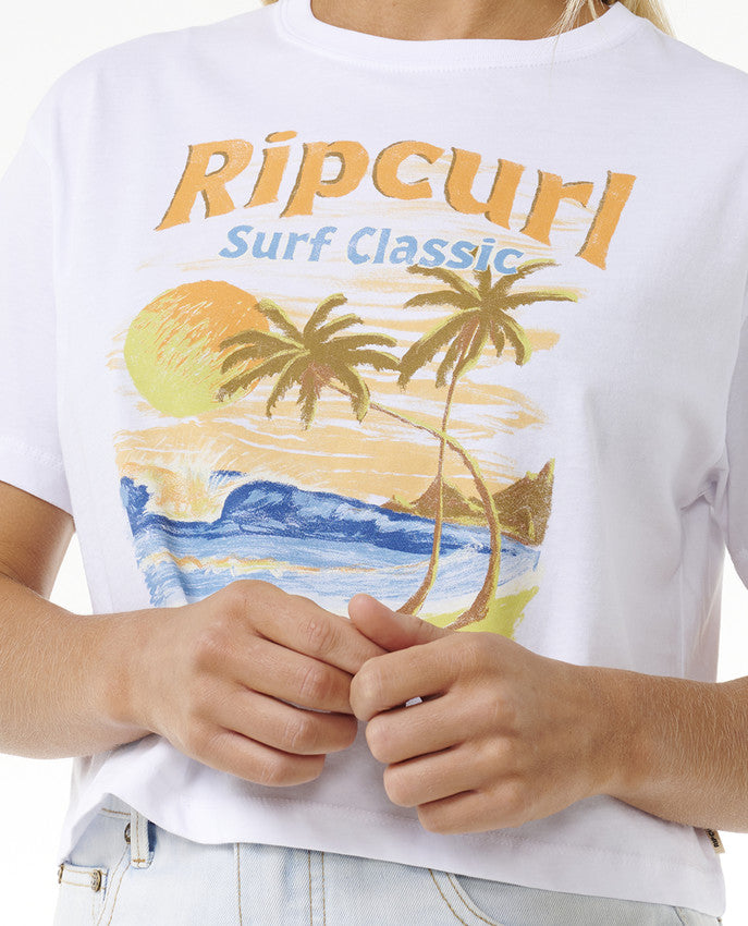 Camiseta Rip Curl High Tide Scenic Standard White