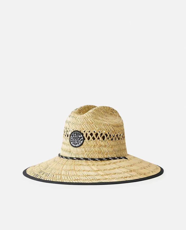 Sombrero Rip Curl Logo Straw Hat Natural