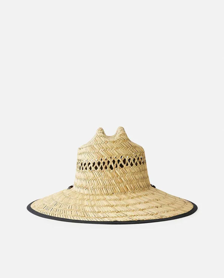 Sombrero Rip Curl Logo Straw Hat Natural