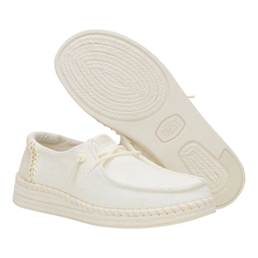 Zapatillas Hey Dude Wendy Espadrille White