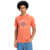 Camiseta Quiksilver Circle Logo Spiced Coral