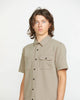 Camisa Volcom Trade Stone Light Khaki