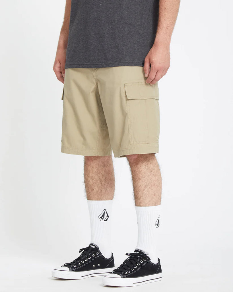 Bermudas Volcom Strage Tripper 22 Khaki