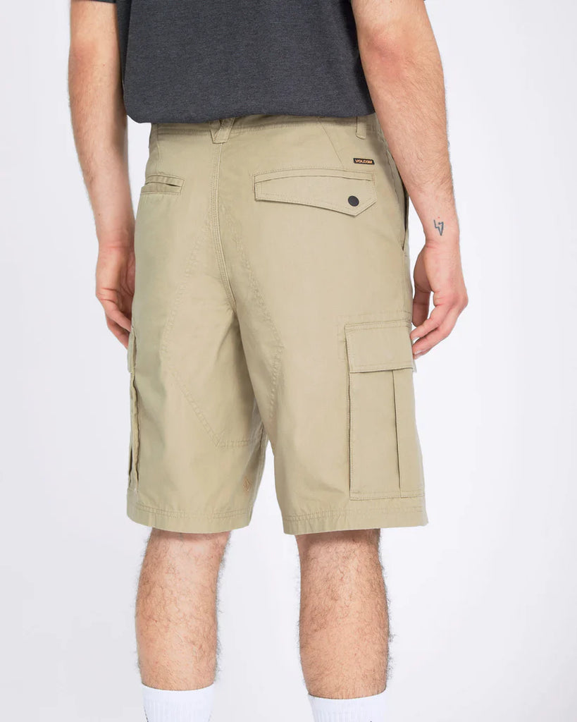 Bermudas Volcom Strage Tripper 22 Khaki