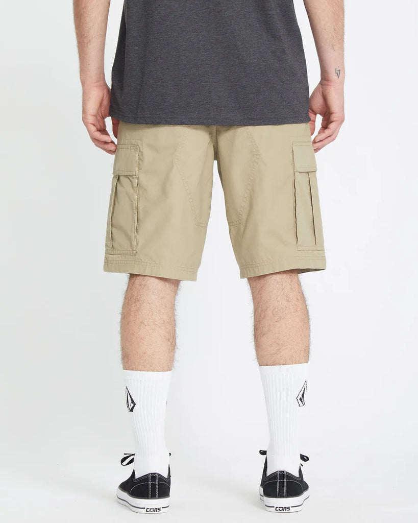 Bermudas Volcom Strage Tripper 22 Khaki