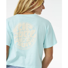 Camiseta Rip Curl Wettie Icon Crop Tee Sky Blue