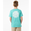 Camiseta Rip Curl Wetsuit Icon Aqua KIDS