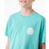 Camiseta Rip Curl Wetsuit Icon Aqua KIDS