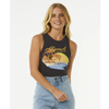 Camiseta Rip Curl Sunset Ribbed Tank Washed Black