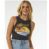 Camiseta Rip Curl Sunset Ribbed Tank Washed Black