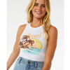 Camiseta Rip Curl Sunset Ribbed Tank White