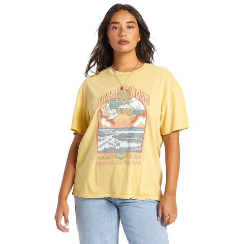 Camisa Blusa Rip Curl Premium Surf Shirt Bright Yellow