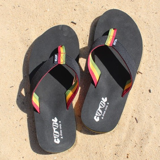 Chanclas Cool Shake Black Rasta