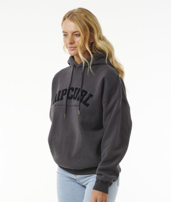 Sudadera Rip Curl Varsity Hoodie Washed Black