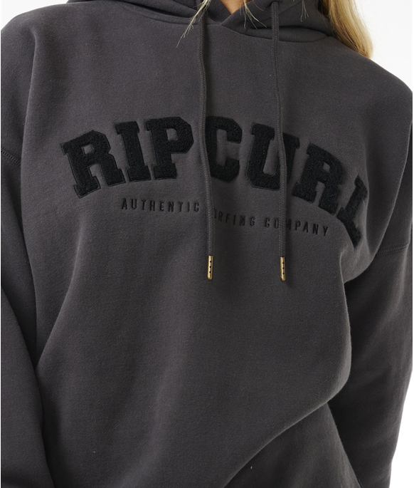 Sudadera Rip Curl Varsity Hoodie Washed Black