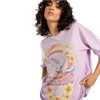 Camiseta Billabong Goes Around Here Peaceful Lilac