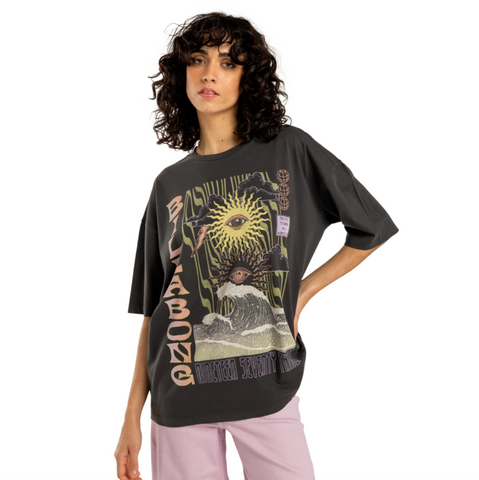 Camiseta Billabong Goes Around Here Peaceful Lilac