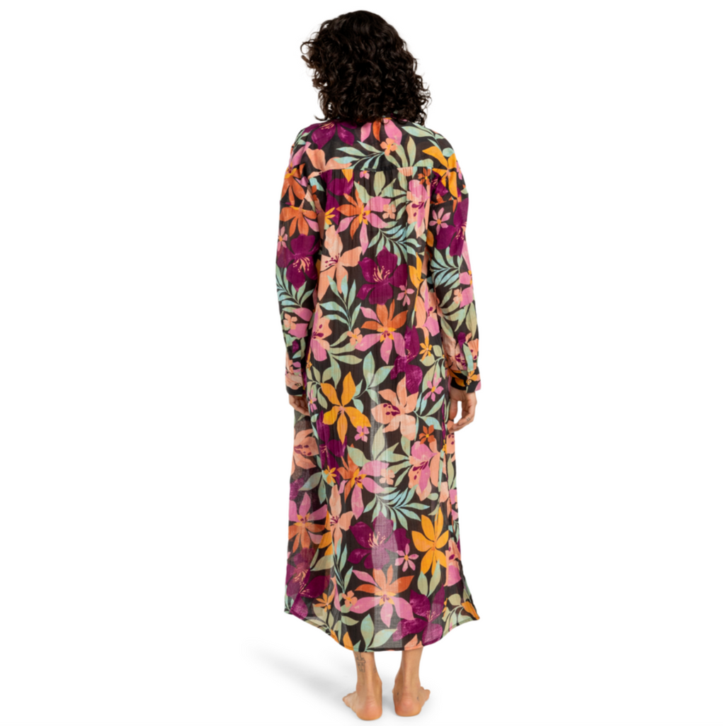 Maxi Vestido Billabong Daylight Night Tropical