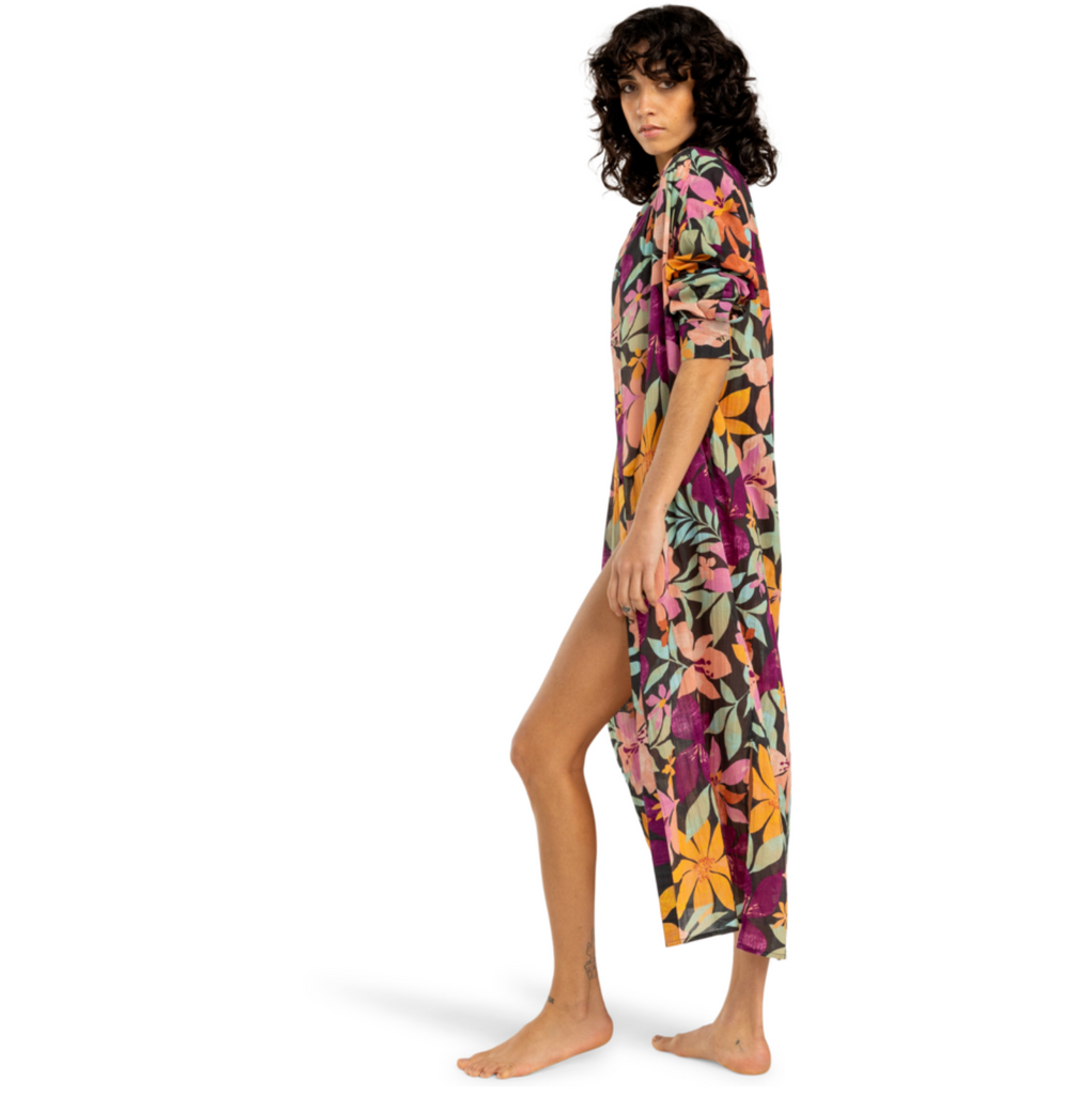 Maxi Vestido Billabong Daylight Night Tropical