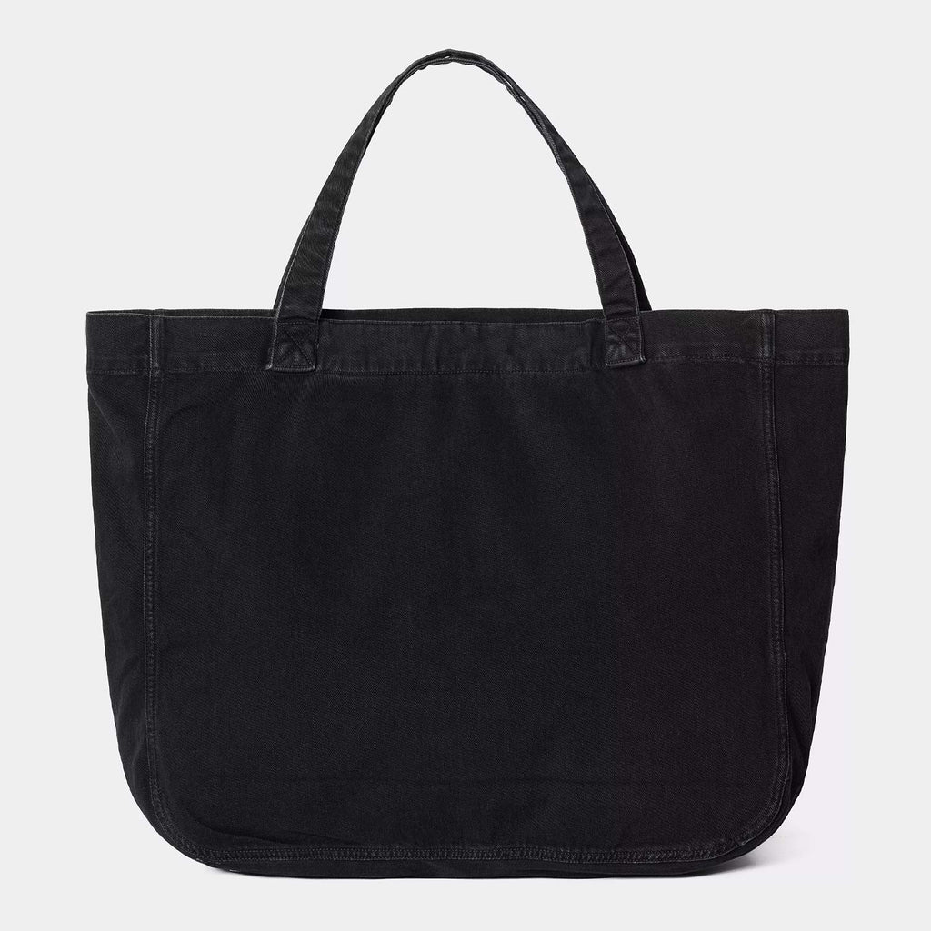 Bolso tote Carhartt Wip Rivet Tote Bag Black Stone Washed