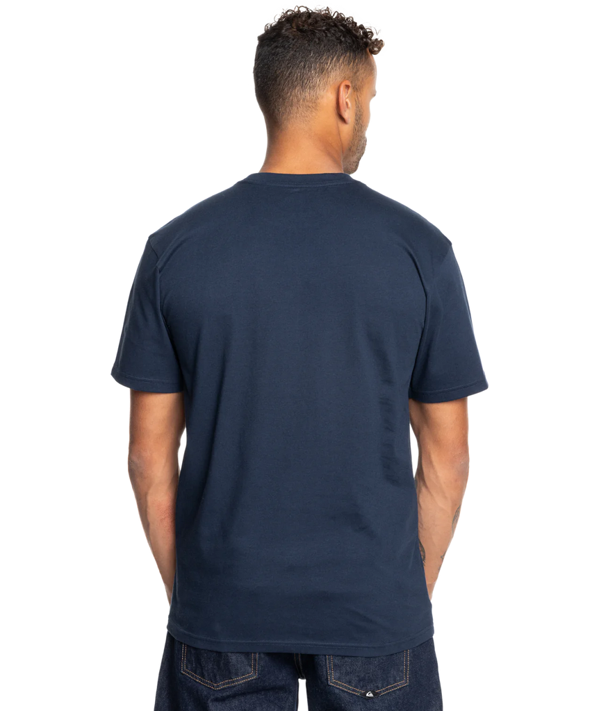 Camiseta Quiksilver Diamond Logo Navy Blazer