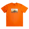 Camiseta Quiksilver Gradient Mountains Gold Flame