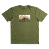 Camiseta Quiksilver Gradient Mountains Four Leaf Clover