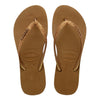 Chanclas Havaianas Slim Flatform Sparkle Bronze