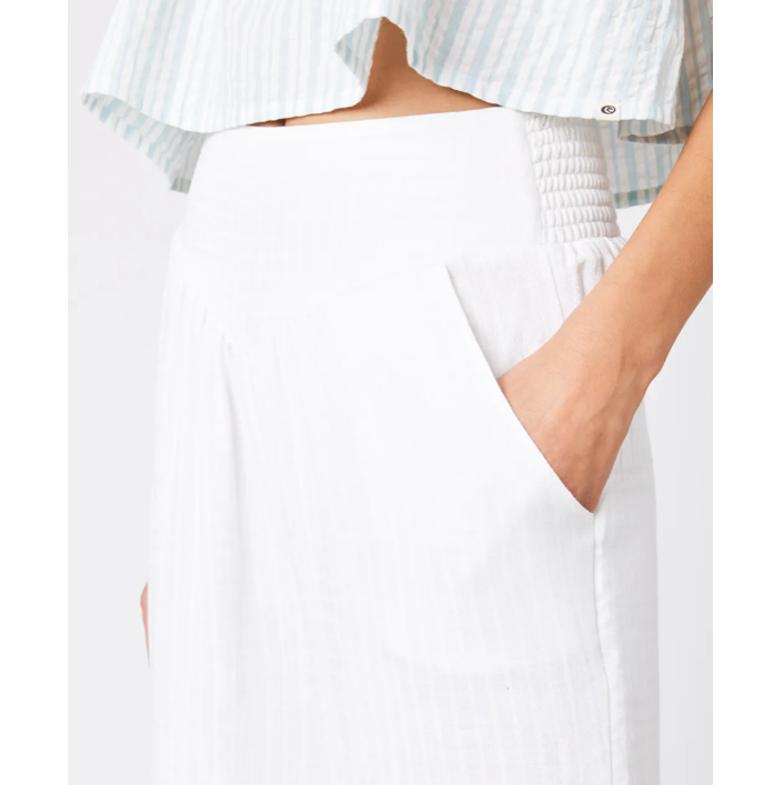 Pantalones Rip Curl Ibiza Wide Leg White