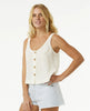 Top Rip Curl Classic Surf Tank Bone White