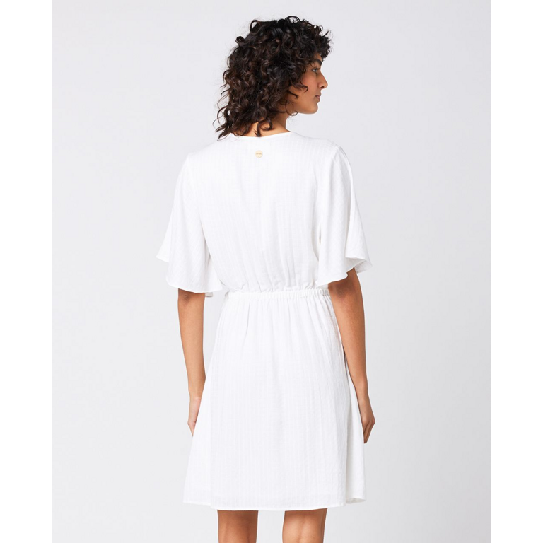 Vestido Rip Curl Ibiza Wrap Dress White