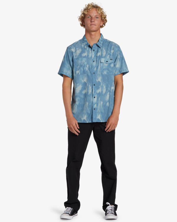 Camisa Billabong Surftrek Perf Indigo Blue